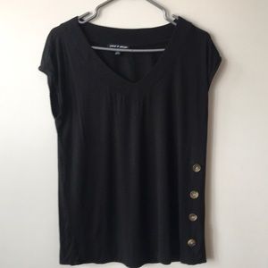 Black sleeveless Top